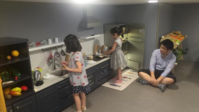 粒粒堡厨房玩具